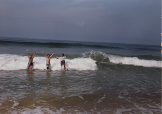 Beat the Wave - In Goa's Calangute's Beach.